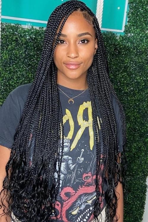 Medium knotless deals box braids