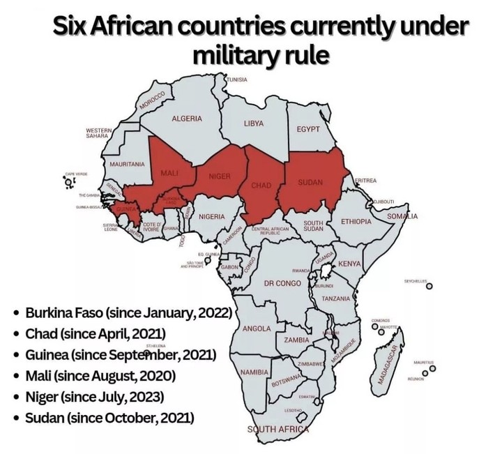 See Lists Of African Countries Under Military Rule Politics Nigeria