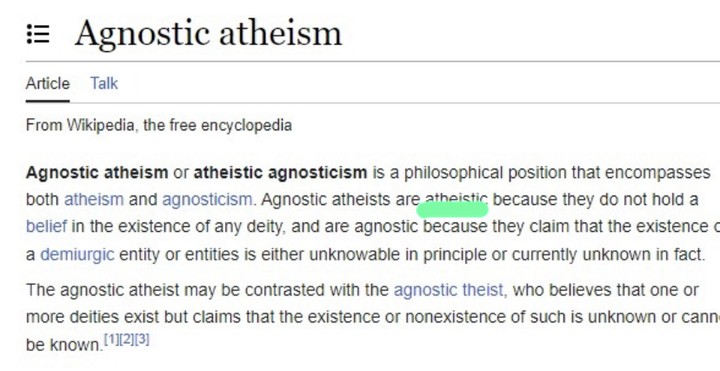 Agnosticism - Wikipedia