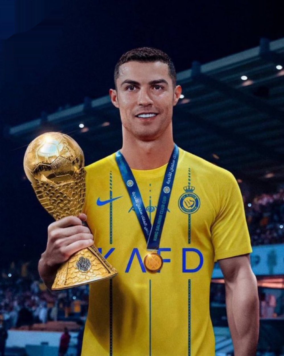 One more title! Cristiano Ronaldo, champion of the Arab Champions League