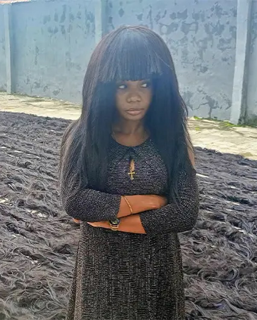 Nigerian Lady Breaks Guinness World Record For The Longest Handmade Wig Fashion Nigeria 