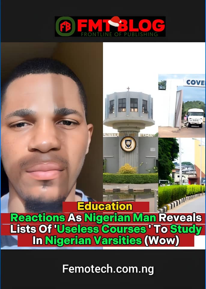 reactions-as-nigerian-man-reveals-lists-of-useless-courses-to-study