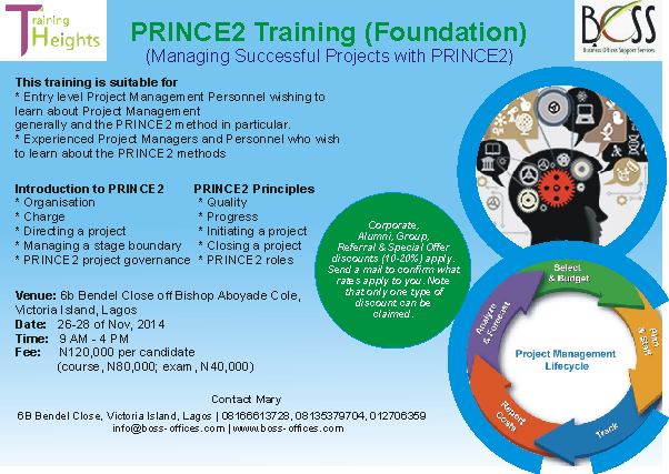 Prince2 Training - Adverts - Nigeria