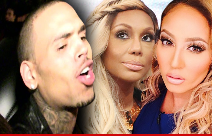 No Chill Chris Brown Goes Hard On Tv Host Tamar Braxton And Adrienne Bailon Celebrities Nigeria 