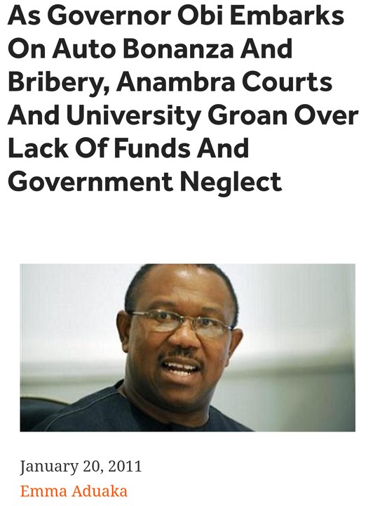 Like Buhari, Peter Obi Is A Repackaged Fraud And He Knows It Himself ...