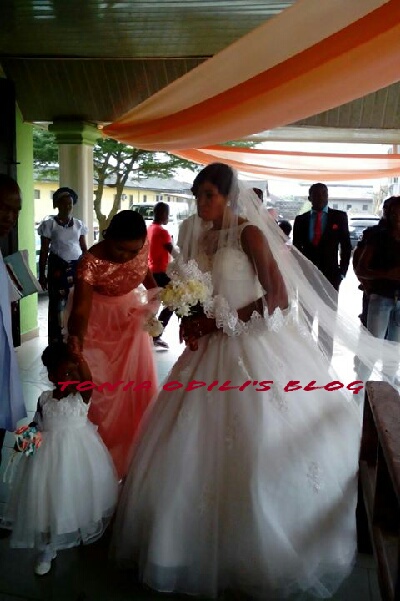 Photos From Blessing Okagbare's White Wedding ...