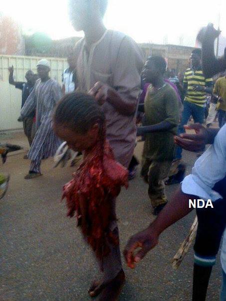 Bauchi Blast: Remains Of The Female Suicide Bomber (Pics) - Crime - Nigeria