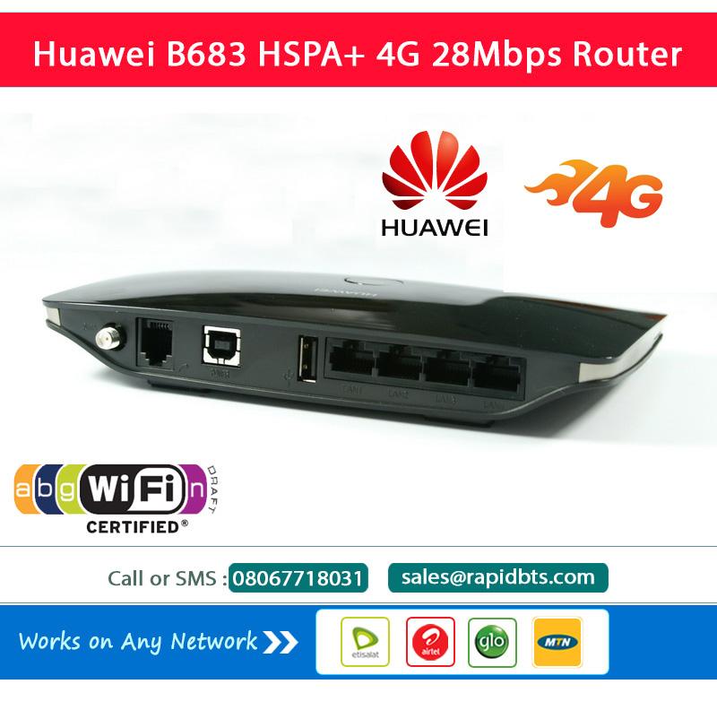 Huawei B683 Wireless Gateway Settings - Computers - Nigeria