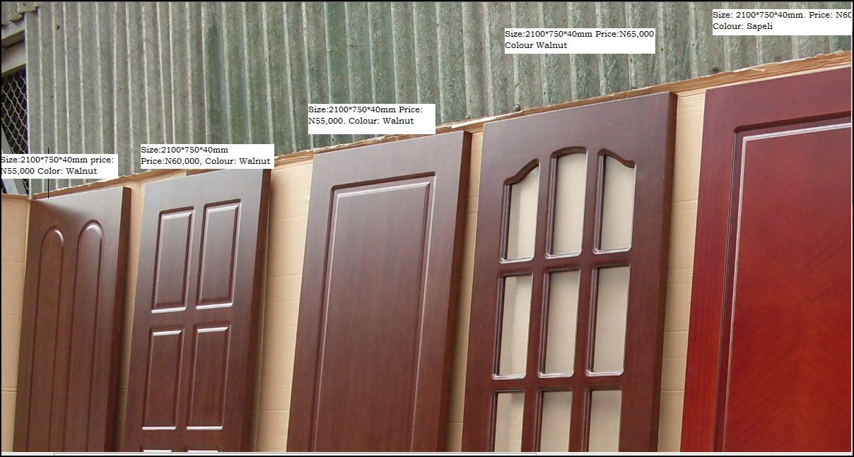 Beautiful Solid Wood Interior Doors With Veneer Finish For