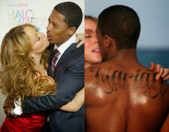 nick cannon mariah carey tattoo cover up