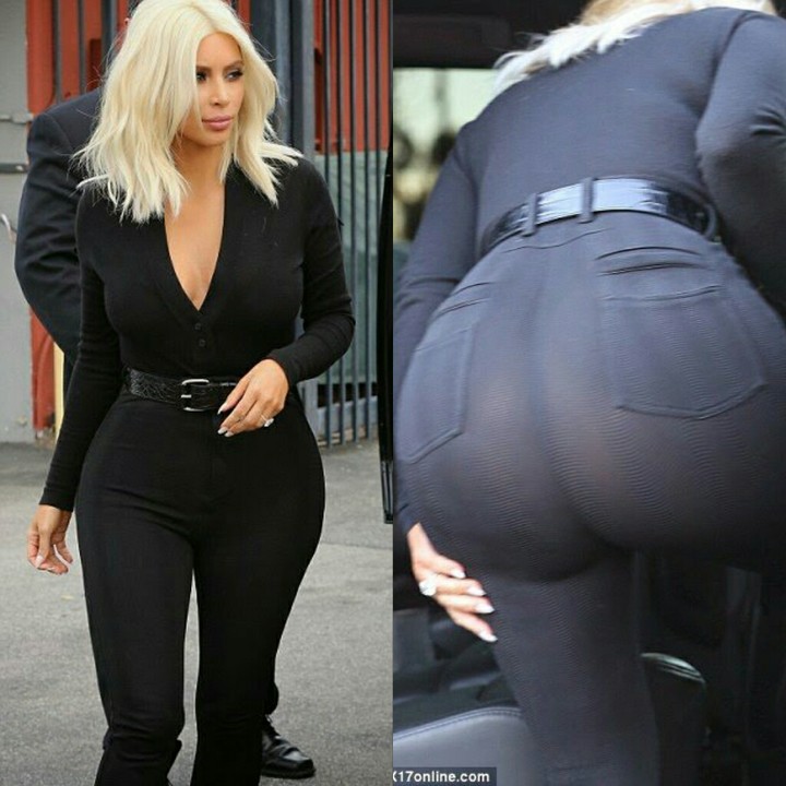 Kim K Shows Off Bare Butt In A See Through Leggings (photo) -  Celebrities - Nigeria