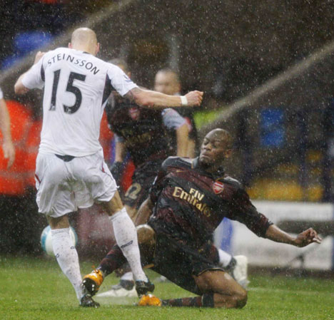 Censored Picture Of Arsenal's Aaron Ramsey's Leg Break Against Stoke City -  European Football (EPL, UEFA, La Liga) (4) - Nigeria