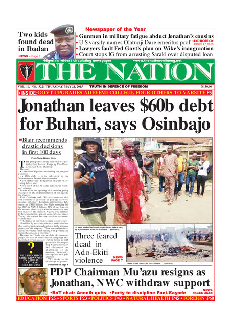 Read All Nigerian Newspaper For Free...updated Daily - Nairaland