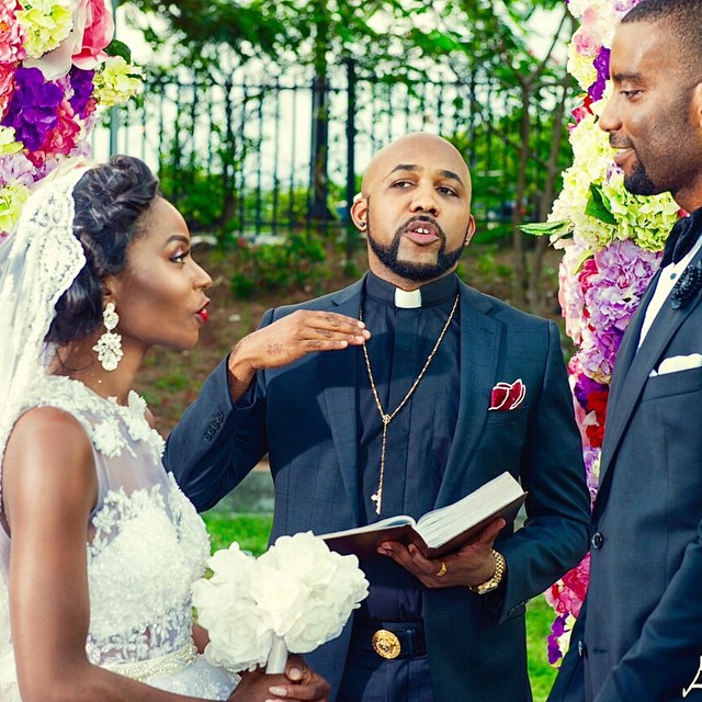 Banky W Acts As Reverend B In Niyola's Last Bus Stop Video ...