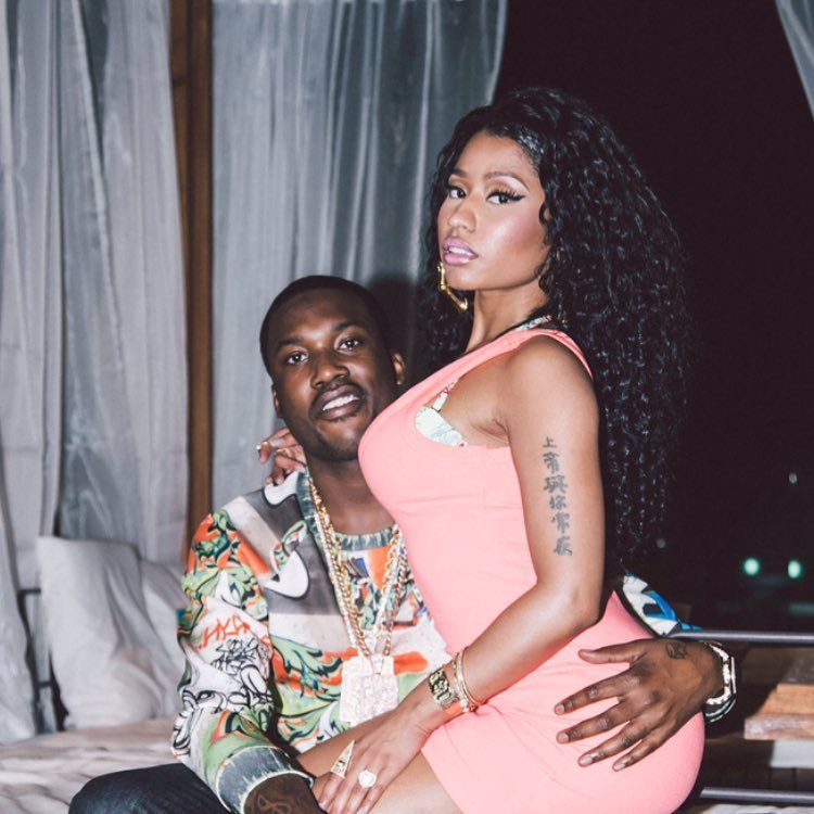 Nicki Minaj Shares BTS Photos From Meek Mill's All Eyes On You Video S...