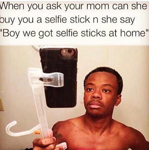 When You Ask Mama To Buy You A Selfie Stick - Jokes Etc - Nigeria