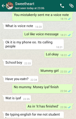 funny conversations between boy and girl