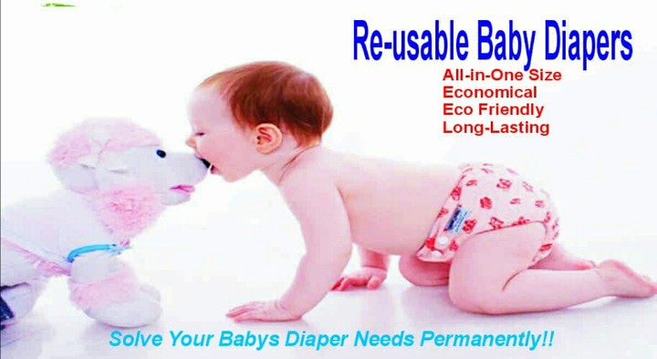 Ohbabyka Reusable Pocket Cloth Diapers Washable One Size + 3/4 Inserts :  : Baby
