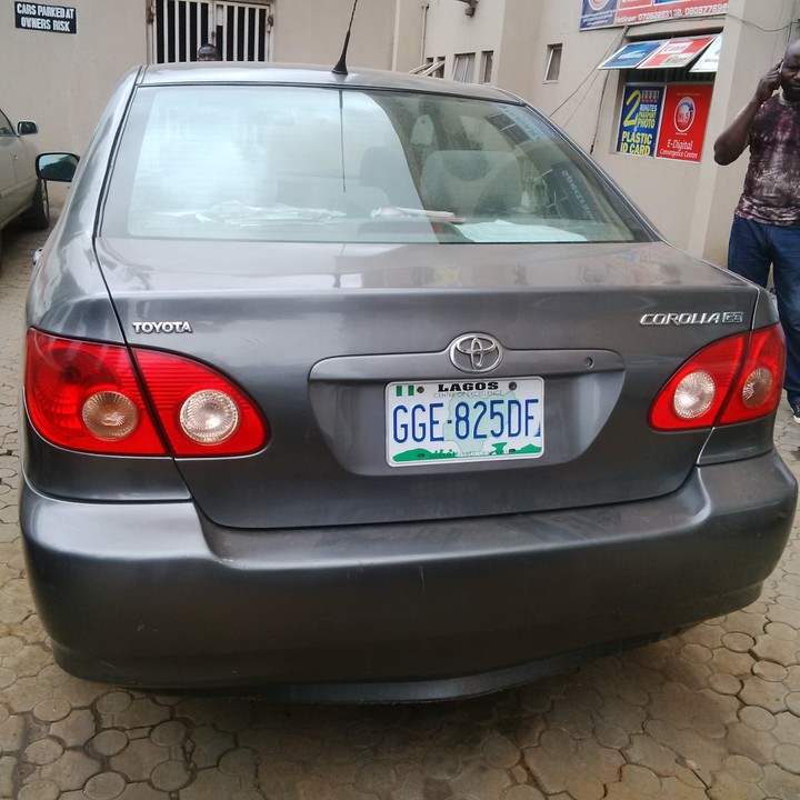 SOLD! SOLD!! SOLD!!!Registered Manual Drive Toyota Corolla 2006 Model