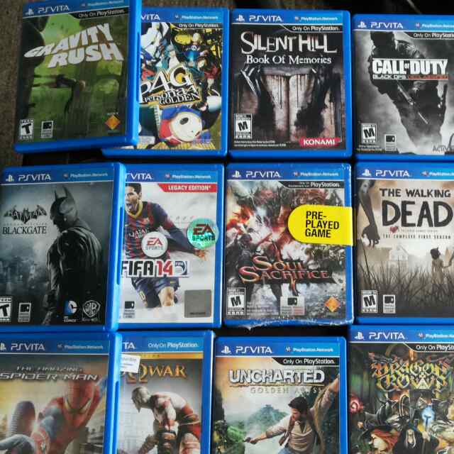 all games for ps vita