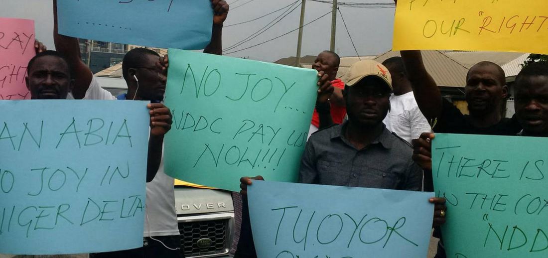 Ex-Niger Delta Militants Protest In Port Harcourt Over Non-payment Of ...