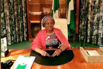 Mrs Aisha Buhari Wife Of The President Official Office Pictured Politics Nigeria