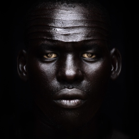 blackest african man