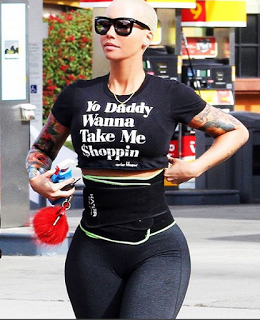 Amber Rose Rocks Waist Trainer In Public Celebrities Nigeria