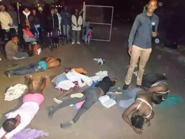 Omg Pastor Strips Female Members Unclad Marches On Them During Church Service Religion Nigeria