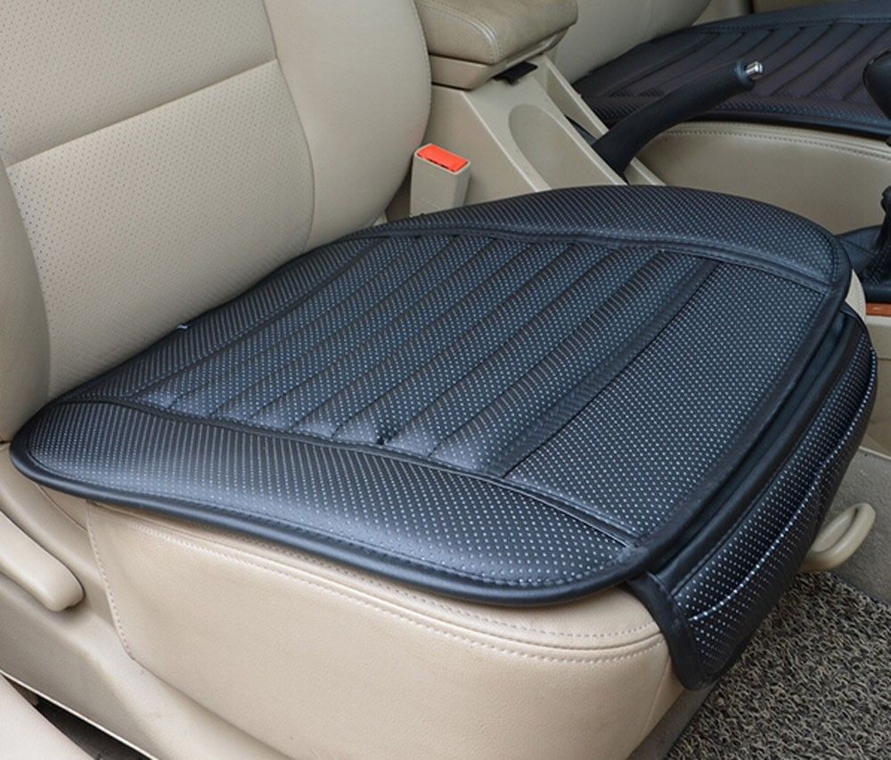 Seat Cushion Universal Seat Covers Car Seat Covers Bamboo Charcoal PU  Leather Seat Cover