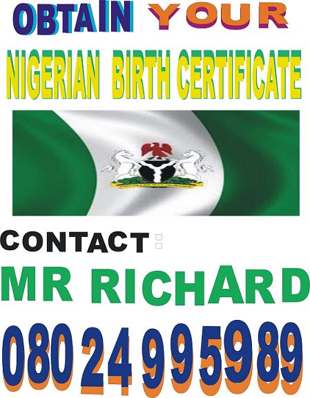 Obtain Your Nigeria Birth Certificate NPC Family Nigeria