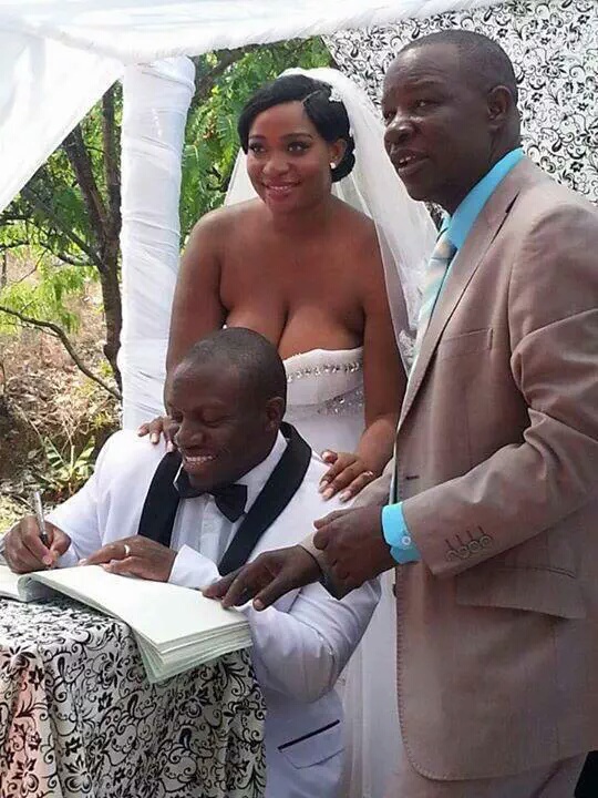 Bride Goes Braless On Her Wedding Day (Photo) - Events (2) - Nigeria