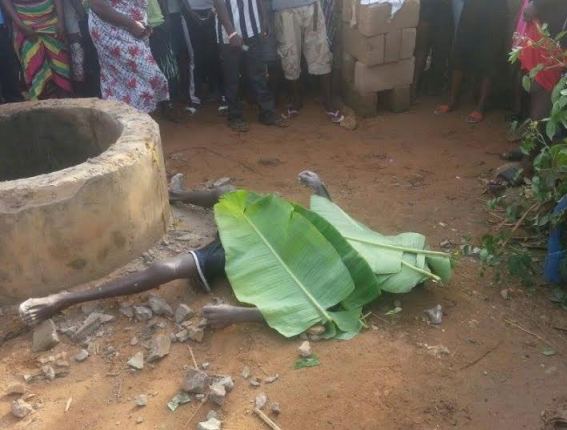 Man Who Used His Son For Ritual Found Dead In A Well In Ghana Photo Crime Nigeria