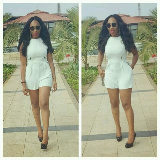 Ebube Nwagbo Flaunts Slimmer Figure In Short Jumpsuit Celebrities