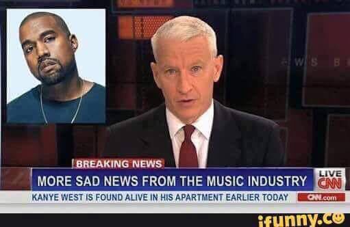 BREAKING NEWS  Kanye West Is…………. More Sad News From The Music