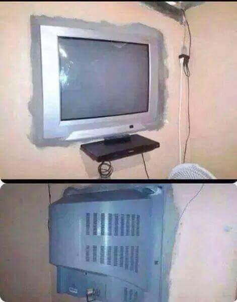 When You Must Own A Flat Screen Tv - Jokes Etc - Nigeria