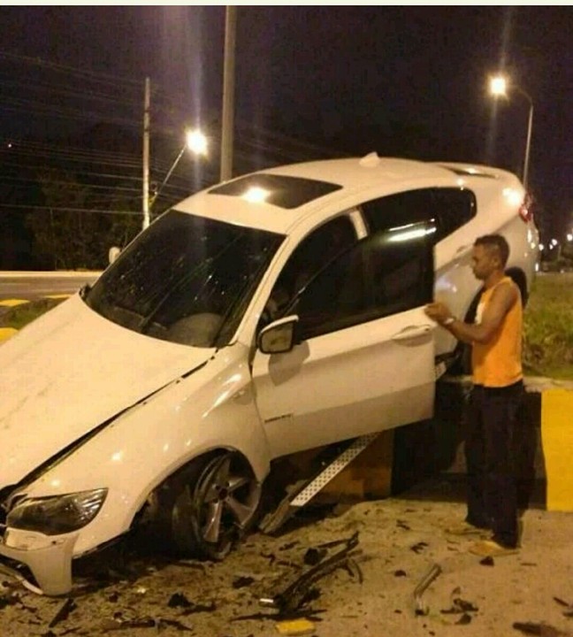 Mr Ibu Had Car Accident At Lekki-ikoyi Roundabout In Lagos. Photos ...