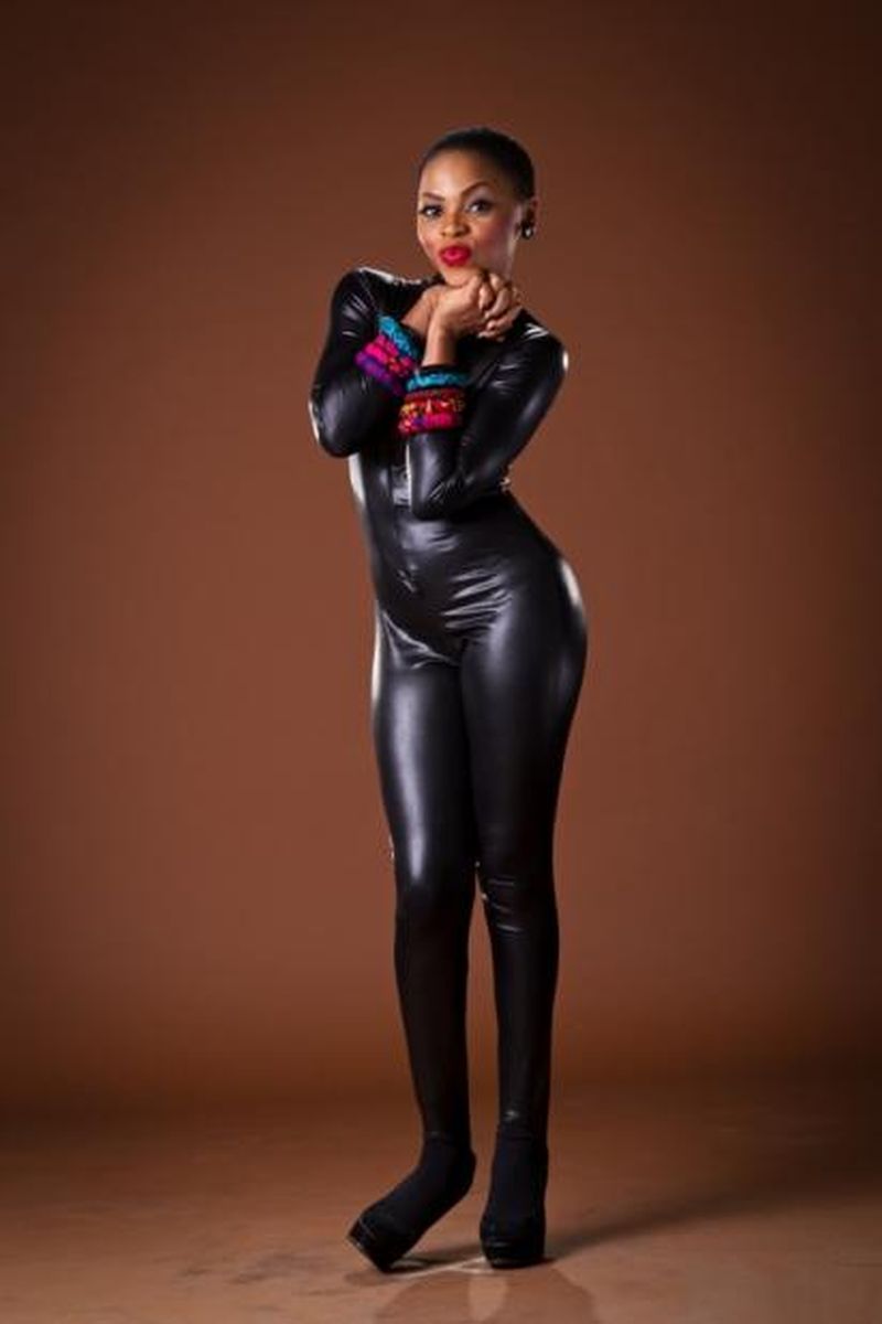 Baron Digo Chidinma Rocks Sexy Leather Outfit