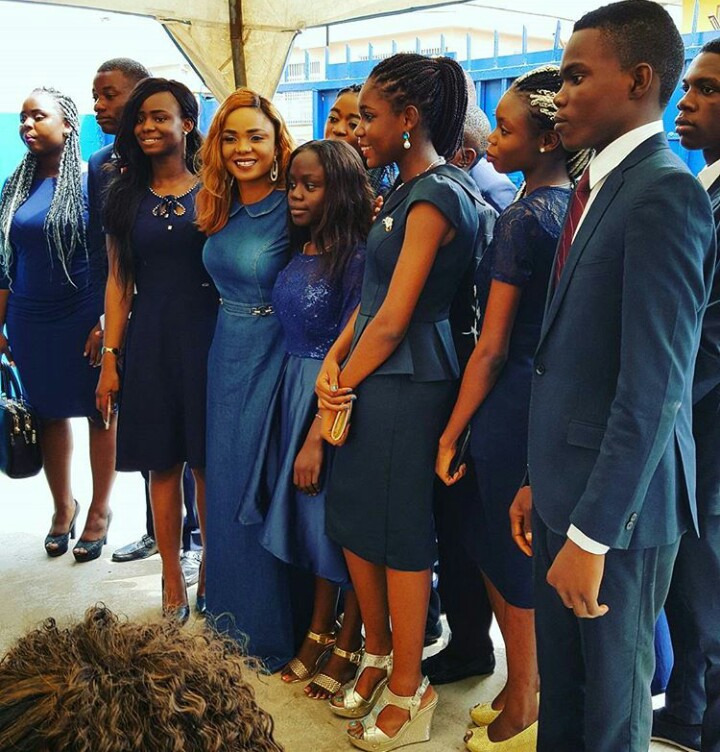 Iyabo Ojo S Daughter Graduates From Secondary School Photos Celebrities Nigeria