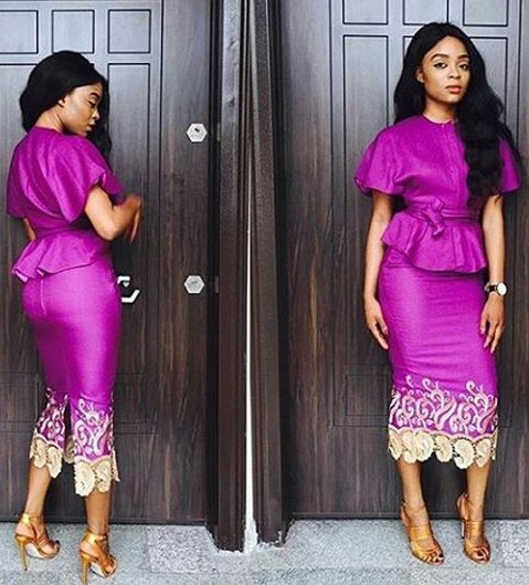9 Purple Aso Ebi Styles 2016 - Fashion - Nigeria