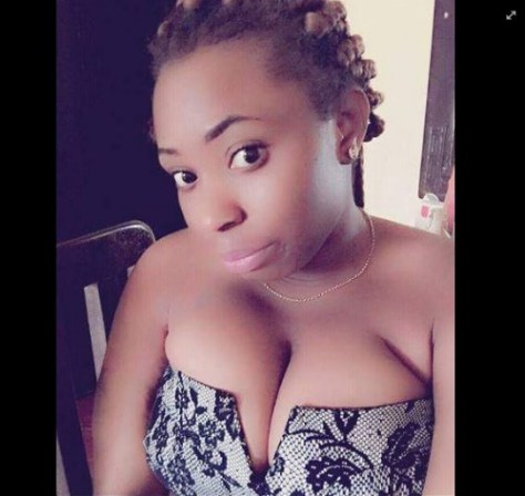 Nigerian Lady Causes Stir Flaunting Her Round Boobs on Social