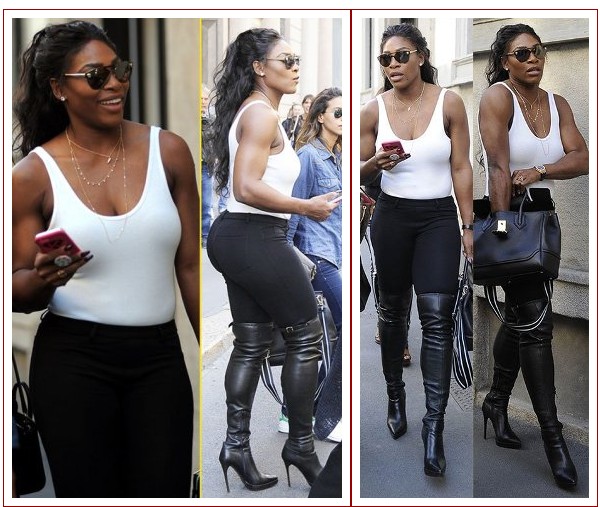 Serena Williams Is A Hot Chick In Thigh High Boots (photo) - Celebrities -  Nigeria