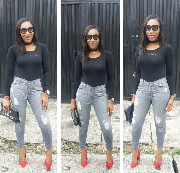 Ebube Nwagbo Shows Off Her Wicked Curves In Lovely Outfit - Celebrities ...