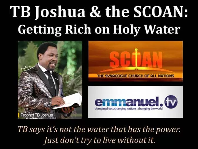 Price Of Tb Joshua Anointed Water 5000 Religion Nigeria