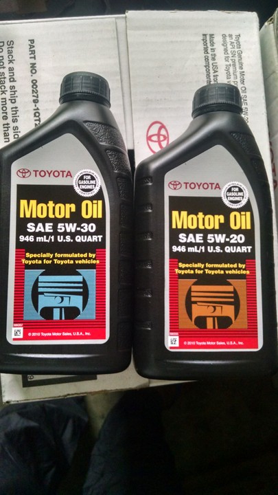 US Engine Oils - Toyota Motor Oil(5w20) - Autos (11) - Nigeria