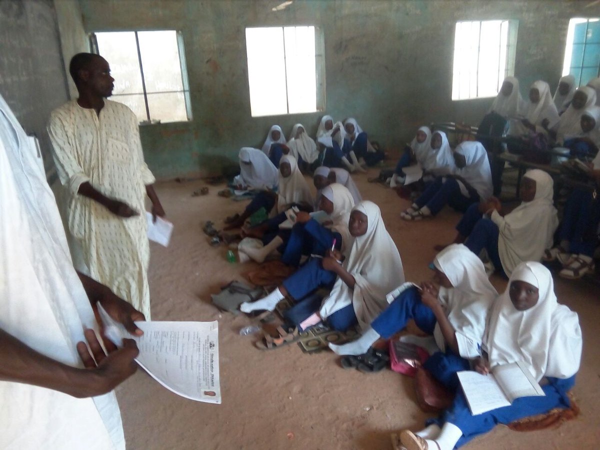 Photos: Students Sit On The Floor While 200 Furniture Were Locked In 