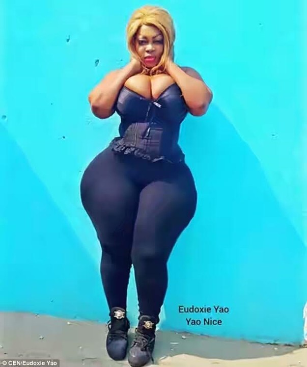 Lady Claims To Have Biggest Backside In West Africa