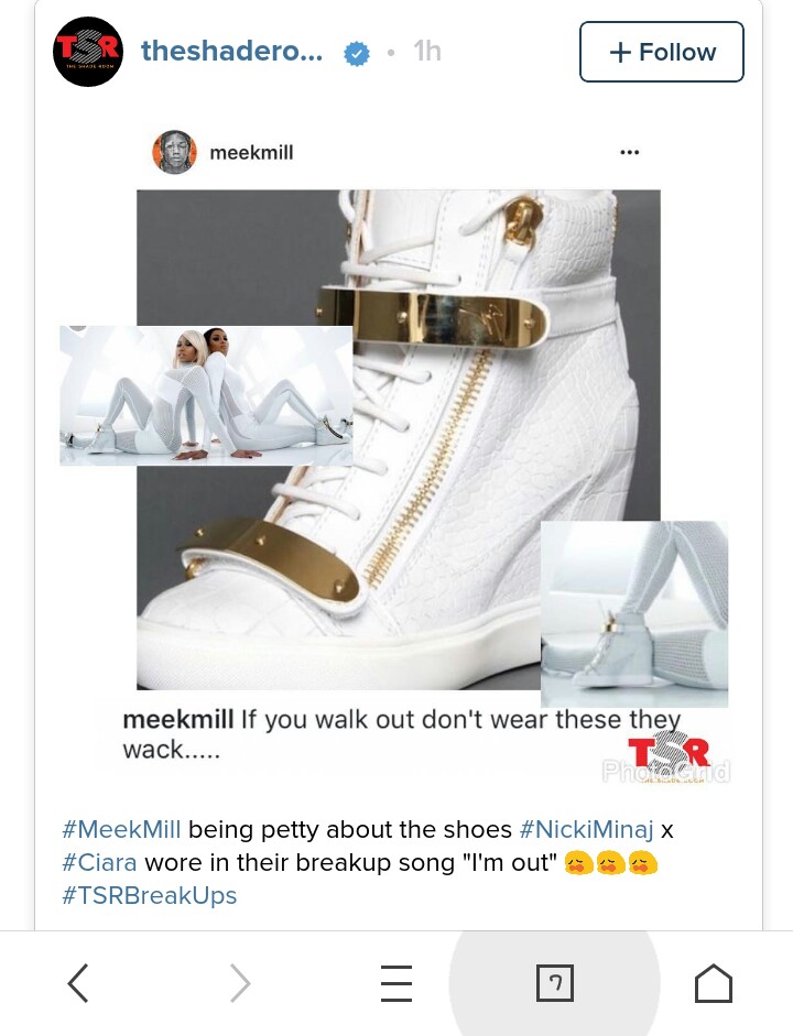 Meek Mill Shades Nicki Minaj on Instagram After Breakup