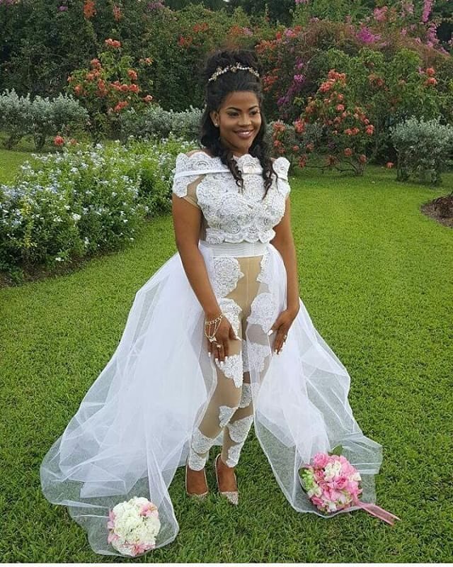 Ladies Would You Wear This Jumpsuit Wedding Gown Fashion Nigeria