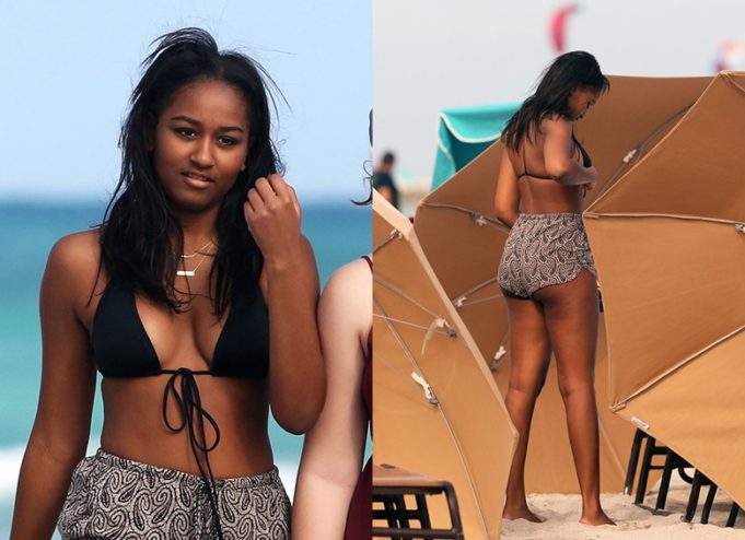 Checkout Obama's 15 Year Old Daughter As She Stuns In Tiny Bikini Top -  Celebrities - Nigeria
